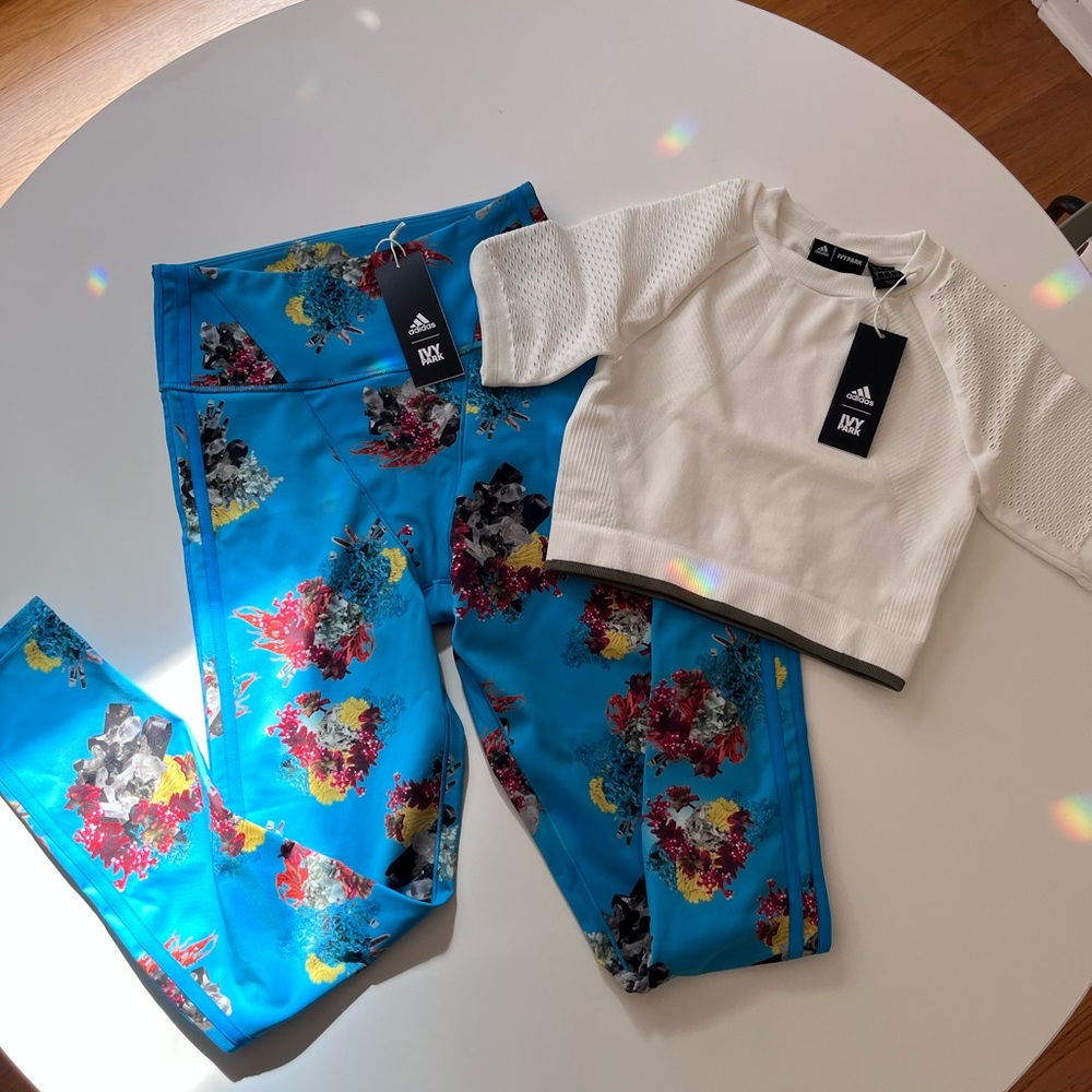 Ivy Park leggings and crop top